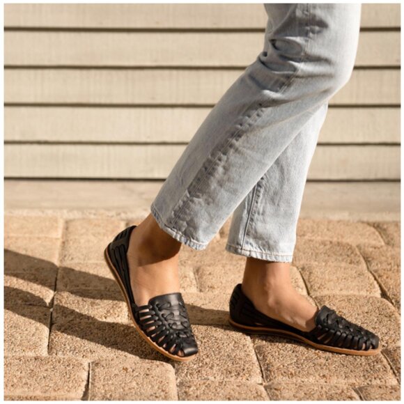 Nisolo Shoes - 🖤 Nisolo Women’s Huarache Sandals – Black, Size 9 (NWB) 👡
